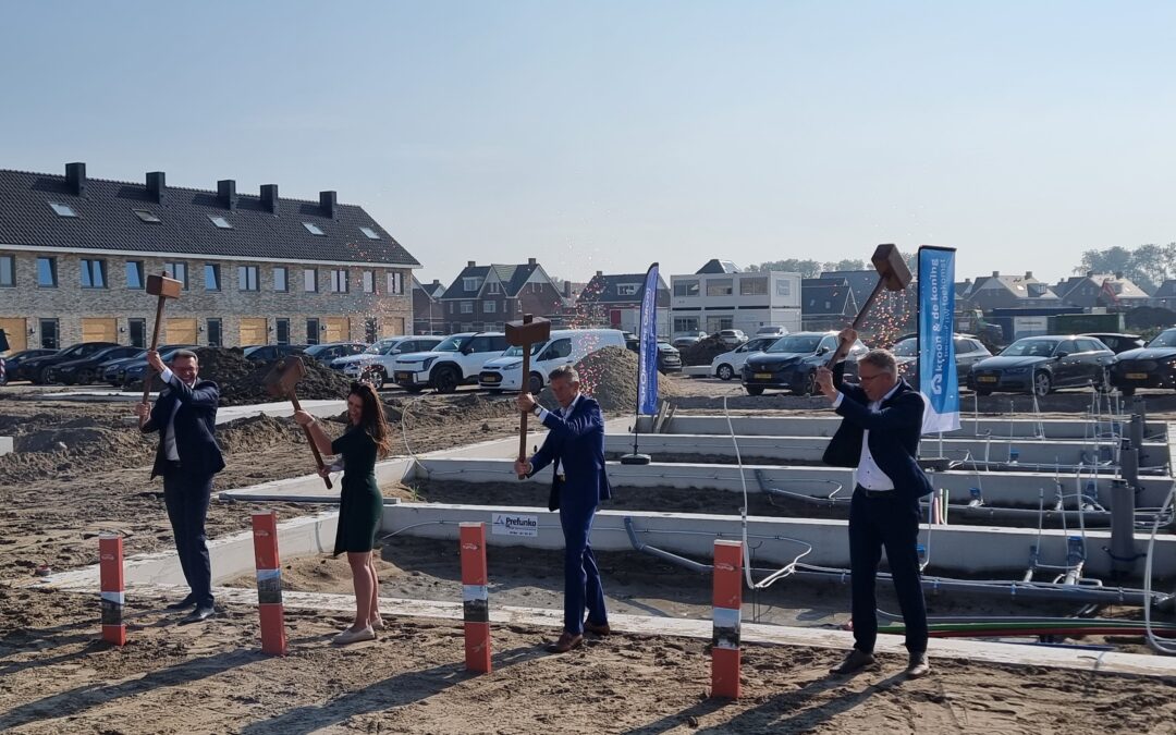 De bouw van Spetterend Wonen in Waterwijk is gestart!