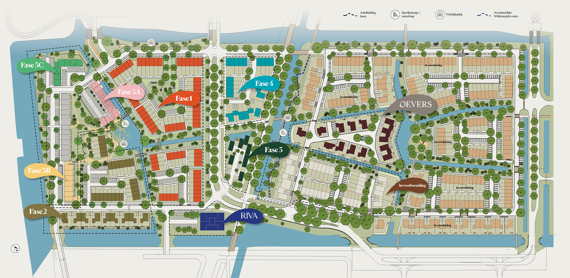 Waterwijk_Situatie-kaart Waterwijk Situatie