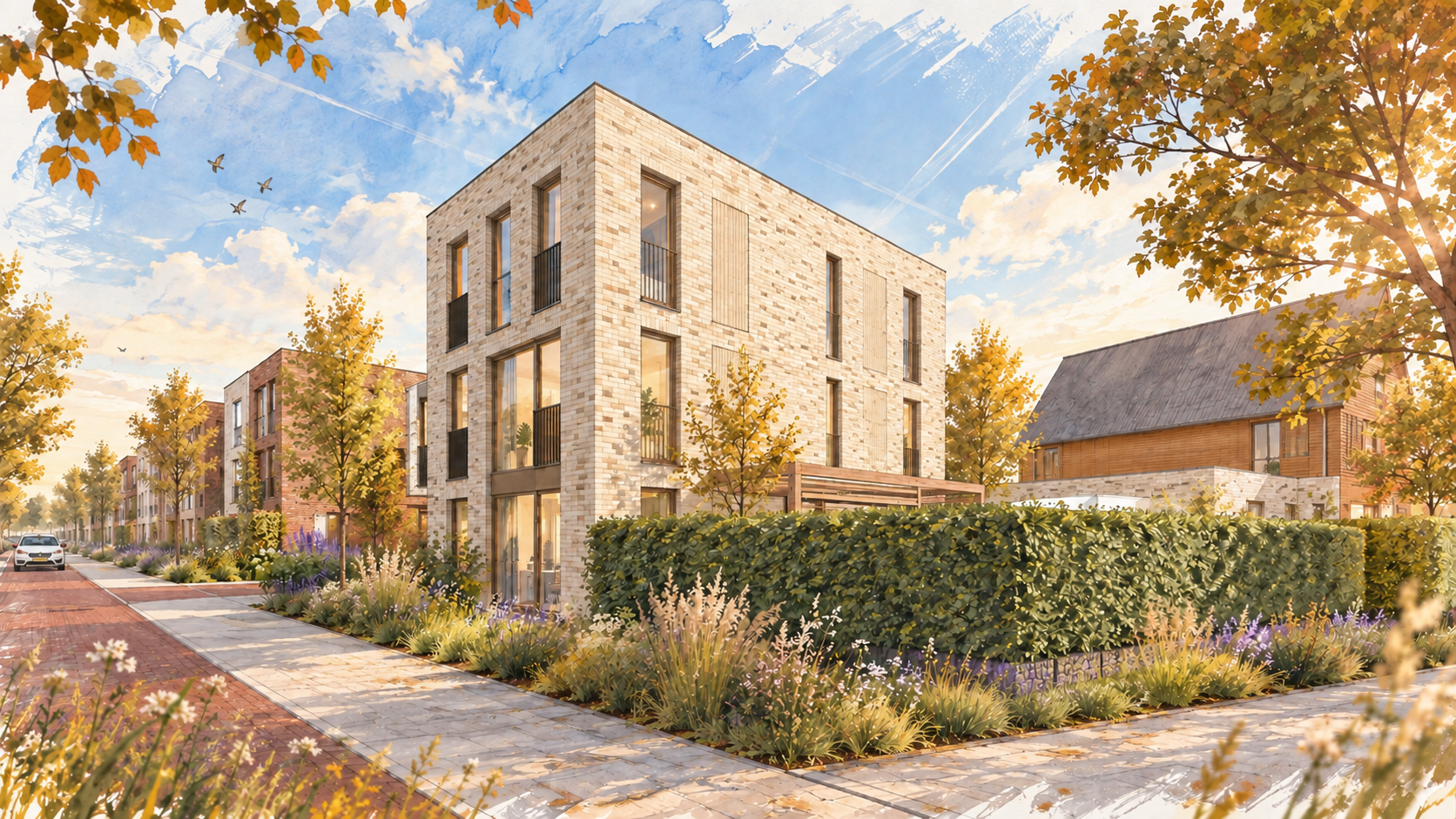 Spetterend wonen in Waterwijk