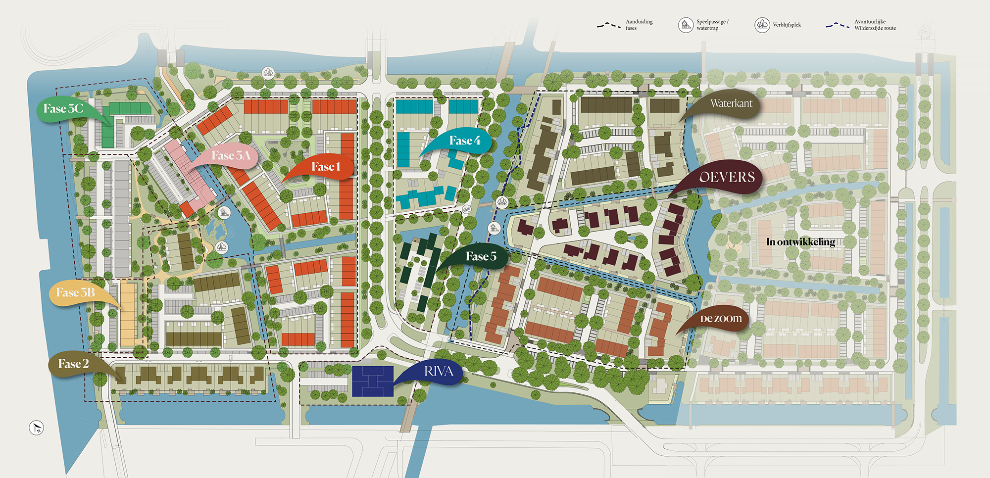 Kaart website_fase8_achtergrond Waterwijk Situatie